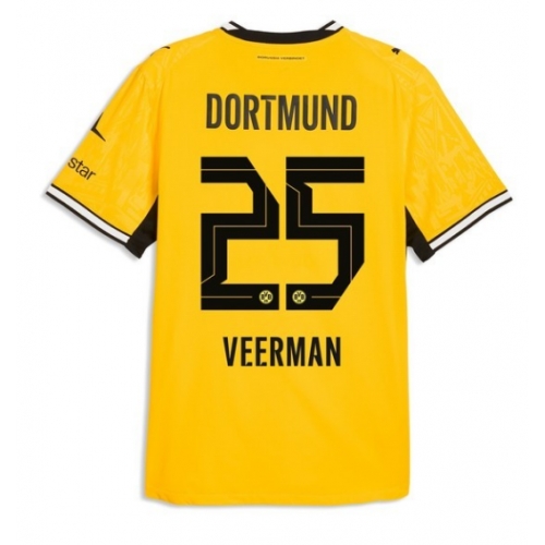 Borussia Dortmund Joey Veerman #25 Maglia Gara Casa Repliche 2026-27 Maniche Corte Borussia Dortmund Joey Veerman #25 Maglia Gara Casa Repliche 2026-27 Maniche Corte